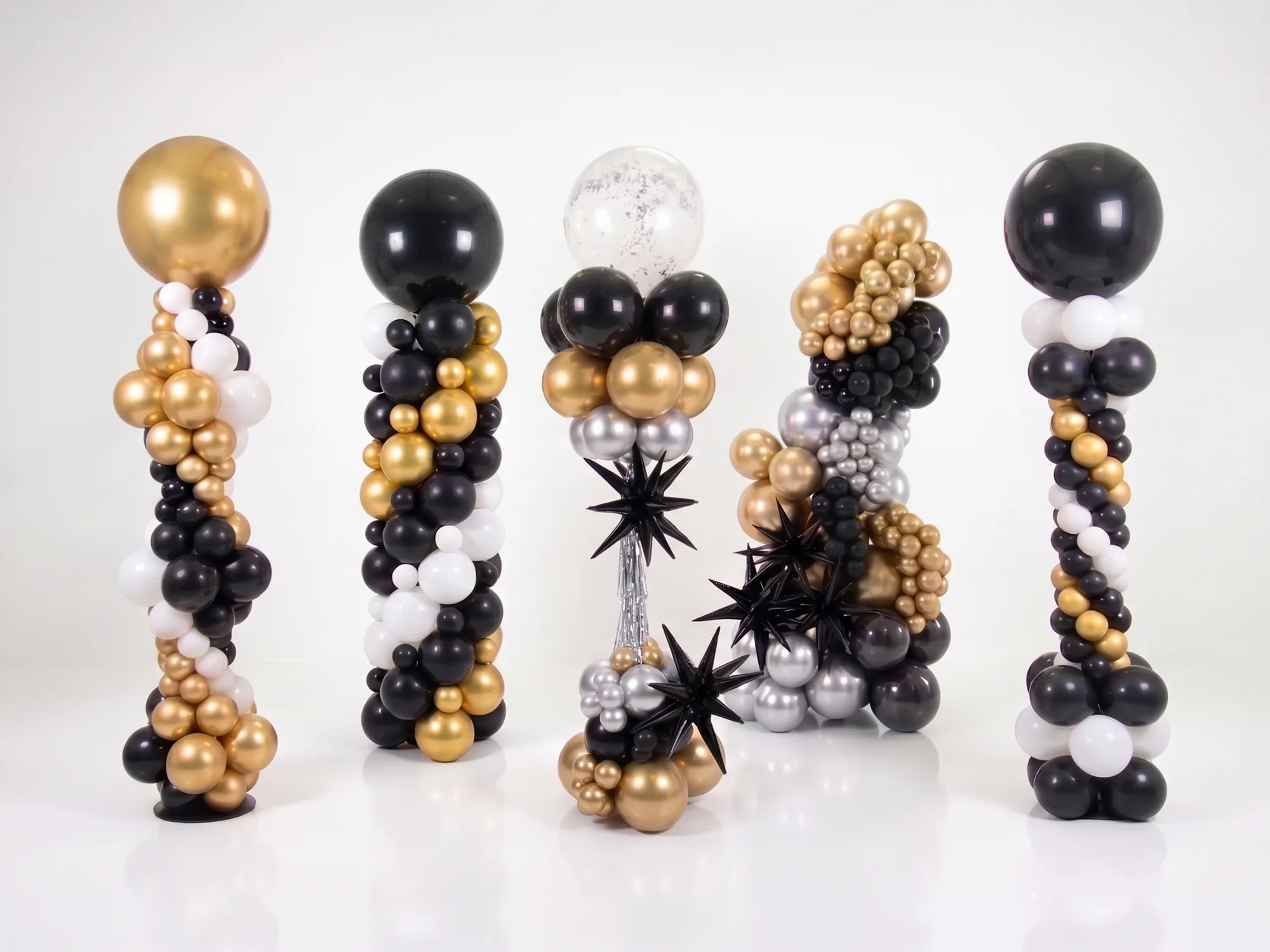 Balloon Columns by Alpenglow Party Co